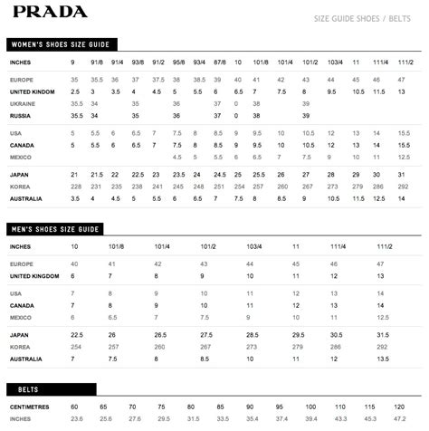 prada size guide|prada dress size chart.